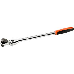 Bahco 7710 Reversible Flex-Head Ratchet, Black/Orange, 3/8-Inch