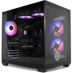 CYBERPOWERPC Luxe Gaming PC - AMD Ryzen 7 5700X, Nvidia RTX 5070 Ti 16GB, 32GB RAM, 1TB NVMe SSD, 750W 80+ PSU, Water Cooling, Windows 11, Ark RGB