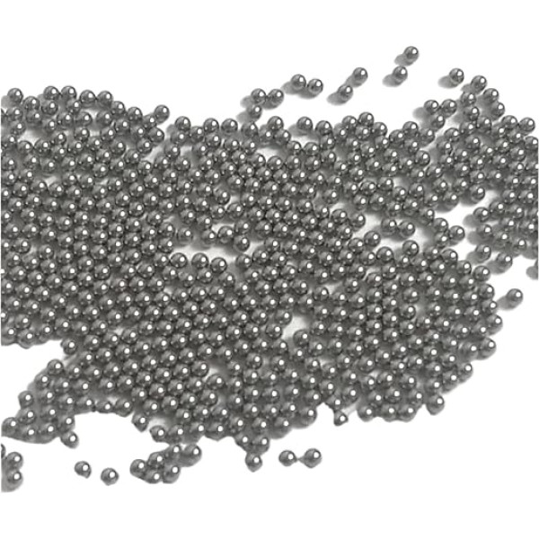 Stahlkugeln, 2 mm Durchmesser, Präzisions-Vollkugel aus Edelstahl 304, ca. 1000 Stück/Charge