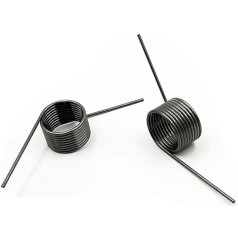 Torsionsfeder 5 STÜCKE V-förmige 65Mn Stahl-Schraubendrehfeder Helicaltorsio Ring Drahtdurchmesser 1,5 MM Winkel 60/90/120/180 Grad(13.5mm (180 degrees),14mm)