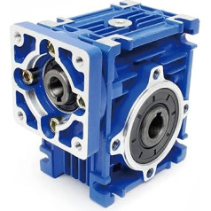 Verhältnis 80 zu 1 NMRV030 Schneckengetriebe Eingangsbohrung 11 mm Vierkantflansch 57 mm kleine Lücken Drehzahlminderer for NEMA 23 Motor Genauigkeit Vertikal