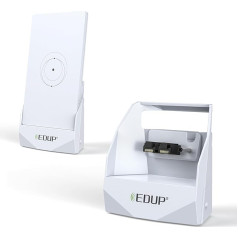 Gigabit Mini Docking Station for Starlink Router Mini - 1 WAN + 3 LAN Ports Ethernet Hub, Wall Mount & Adhesive Installation, High Speed Network Extension for Home, Motorhome, Office