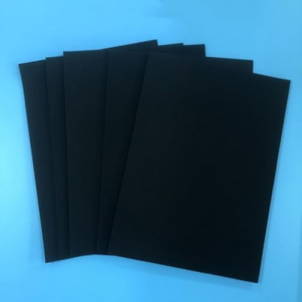 Leitfähige EMI-Abschirmschaumplatte, 200 x 300 mm, selbstklebender, antistatischer Schwamm für Elektronik (Dicke: 0,5 mm), effektive Geräuschreduzierung und Schutz