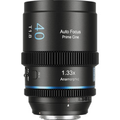 SIRUI Objectif anamorphique T1.8 1.33 x 40 mm, autofocus lens au format S35 Pour appareils Photo à Monture MFT, GH5, GH6, GH7, G9/G9M2, OM1, OM5, EM5 (M4/3 Mount, Neutral Flare)