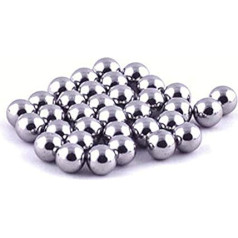 Bearing Steel Balls, Precision Bearing Balls, Bearing Steel Ball Made of 304 Stainless Steel, Precision Steel Ball, High Precision Solid Ball, 4.0-6.0 mm, 0.5 kg (5.5 mm)