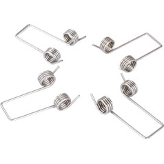 Small Torsion Spring, Wheelie Bin, Adjustable, Compressible, 1 mm, Double Torsion Spring, Stainless Steel Torsion Spring (Size: 4 Pieces, Color: 1.0 mm, Size: 4 Pieces) (Color : 1.0mm, Siz