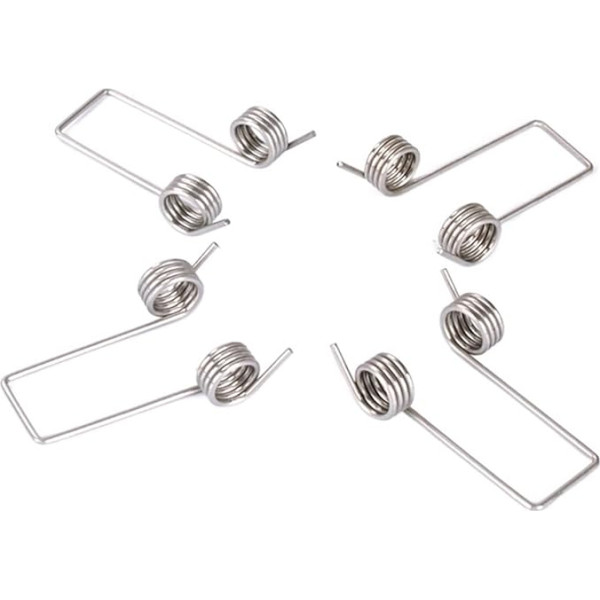 Small Torsion Spring, Wheelie Bin, Adjustable, Compressible, 1 mm, Double Torsion Spring, Stainless Steel Torsion Spring (Size: 4 Pieces, Color: 1.0 mm, Size: 4 Pieces) (Color : 1.0mm, Siz