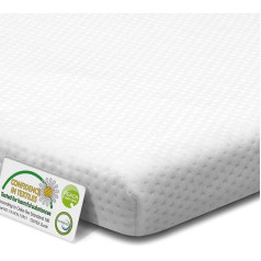 Topper 140 x 200 cm Gel Mattress Topper H2 and H3 6 cm High Cold Foam Mattress Topper Made of Comfortable Gel Foam, Removable Cover, Oeko-Tex , Certipur-US, Reach Certified (140 x 200 x 6)