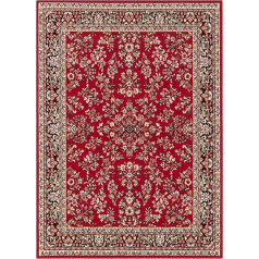Hanse Home Design Short Pile Living Room Rug Oriental - Zabul Persian Look, Oriental Rug for Dining Room, Living Room, Bedroom - Red, 120 x 160 cm