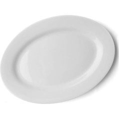 Vital Level Porcelain Plate Oval 50 x 36 cm