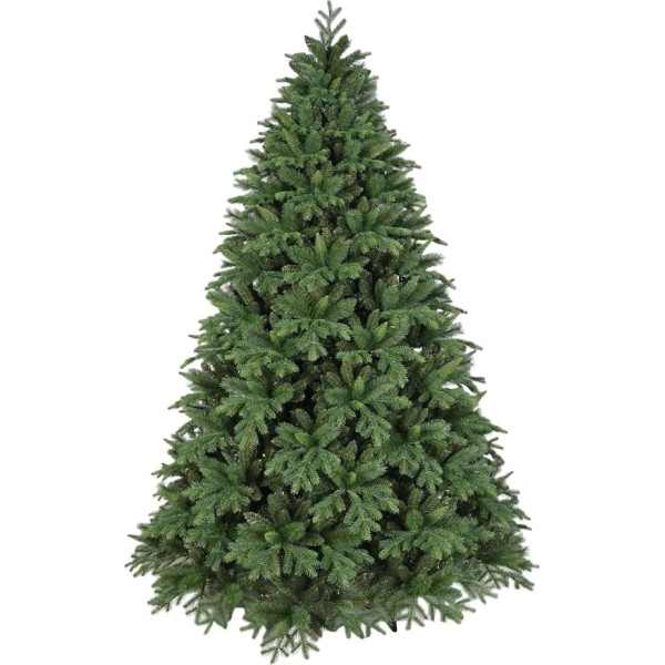 Realistic Christmas Tree Leaves PVC PE Superfoil Green Quick Open 240 cm - 3953 Branches