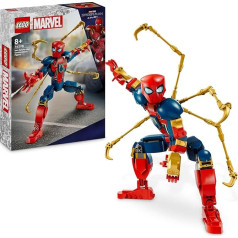 LEGO Marvel Iron Spider-Man Baufigur, Superhelden-Actionspielzeug für Kinder ab 8 Jahren, Jungen & Mädchen, Set mit Rüstung, baubares Modell, Avengers Geschenk-Idee für Fans der Marvel Filme 76298