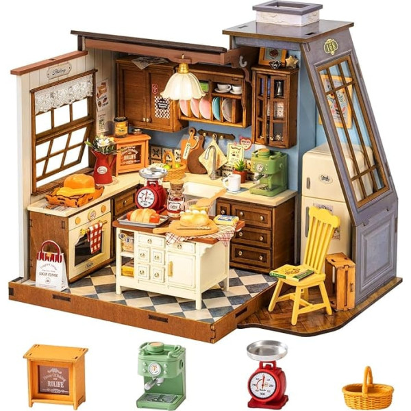 Rolife DIY Miniature House Kit Baking Kitchen DG172