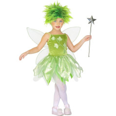 W WIDMANN MILANO Party Fashion - Kinderkostüm Waldfee, Kleid, Flügel, Elfe, Faschingskostüme