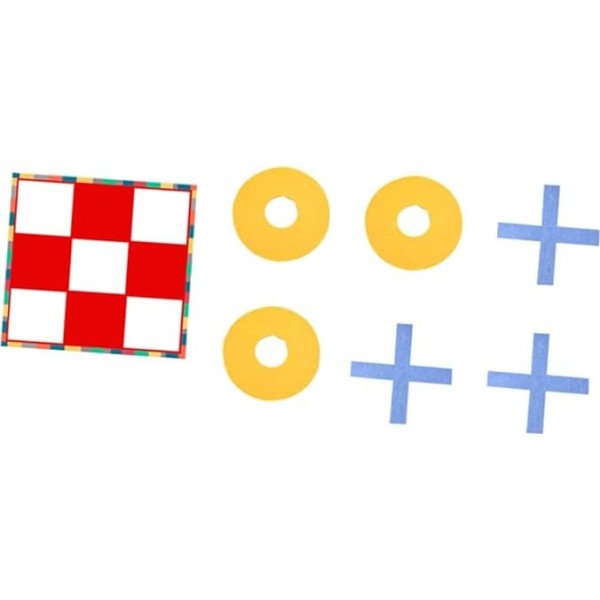 Uonlytech Riesiges DREI-gewinnt-Spiel Set Mit Matte Outdoor Indoor Bodenspiel Für Familie Übungen Und Familienspiele