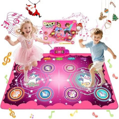 Baby Toy from 3 Years, Dance Mat for Babies with LED Display & Bluetooth Mode - 5 Modes and 9 Difficulty Levels, Children from 3 to 8 Years (Birthday, Christmas, Easter Gifts)