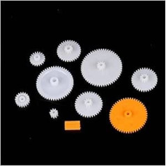 Generisch 200 Stück gemischte Kunststoffzahnradbeutel, Motorgetriebe 0,5 Form, DIY-Handwerksspielzeugzubehör