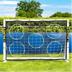 FORZA Torwand Zielnetz für Fußballtore Kinder & Erwachsene – Schussübungen im Garten & Verein – 9 Größenoptionen für Fußballtore – Robuste Trainingshilfe - Tor Nicht INBEGRIFFEN