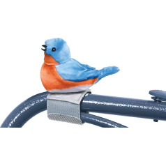 Joy for All Walker Squawker Cheerful Animatronics Bird That Keeps You Company and Reminds You of Your Walking Aid - Bluethroat