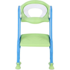Children's Toilet Seat with Stairs Toilet Trainer Children Potty Trainer Children for 1-7 Years Potty Training Toilet Training Seat Non-Slip Stable Foldable & Height Adjustable