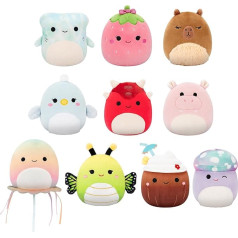 Squishmallows Original 12.7 cm Pack of 10 Official Jazwares Plush (Little)