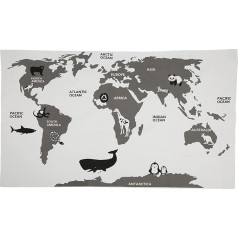 Weltkartenmuster Baby Spiel Mat weiche Kinder Kinderkriech Matte Home Dekoration faltbares Design für Kinder Spielzimmer Park Outdoor Outdoor