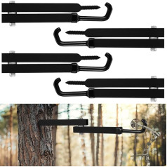 Maxcheck Tree Stand Bow Hanger Bow Hook for Hunting Collapsible Bow Holder Archery Equipment Accessories Outdoor Sports Accessories