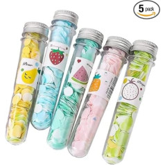 5 Boxes Disposable Paper Soap Confetti Sheets Multicolor Washing Hand Cleaner Care Bathroom Toiletries Bath