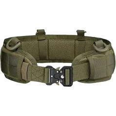 Waist Belt for Safety Protection, Multifunctional Hunting Game Belt and Pockets, Nylon Waist Belt for Men and Women