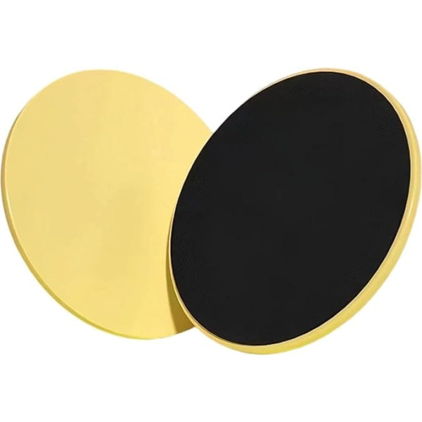 Baoblaze 2 Stück Gleitscheiben für Fitnessübungen, kompakte Fitnessscheiben, geeignet für Pilates, Heimtraining, Frauen und Männer