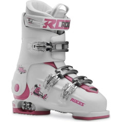Roces Idea Free 22.5 - 25.5 Children's Ski Boot - Adjustable, Deep Pink-White