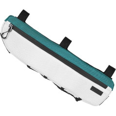 Top Tube Pack 2L Water-Repellent Nylon Frame Bag with 4 Straps Tool-Free Holder for Cycling Essentials High Capacity PU Waterproof Bicycle Bags