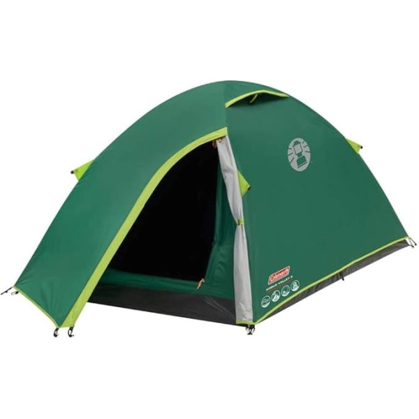 Coleman Kobuk Valley Kuppelzelt | leichtes 2-4 Personen Igluzelt mit großer verdunkelter Schlafkabine | Blackout Bedroom Technologie |2-4 Mann Campingzelt mit Vorzelt | 100% Wasserdicht WS 4.500