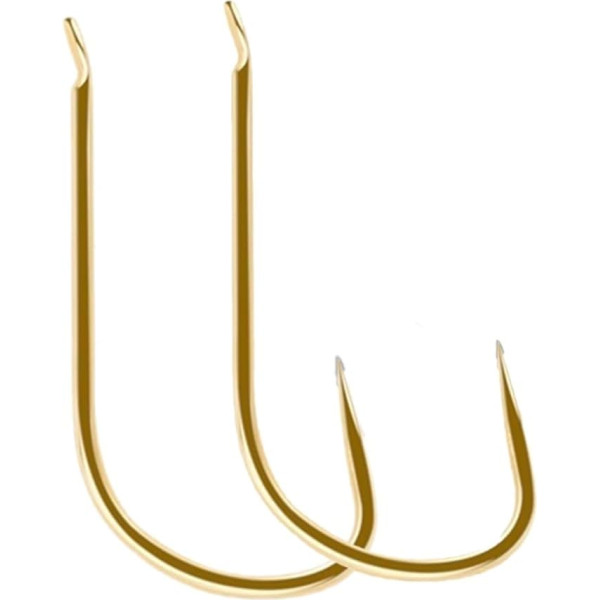 50 Angelhaken ohne Widerhaken aus Kohlenstoffstahl, 1#, 2#, 3#, 4#, 5#, 6#, 7#, 8#, ideal für Karpfen