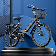 Folding Bike for Children Aged 8-15 Years, 18/20/22 Inch Bicycle with Gears, Outdoor Camping Bike, Folding Bike Made of Carbon Steel, Ultralight Portable Folding Bike