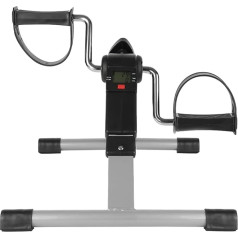 Mini Exercise Bike, Pedal Trainer, Mini Bike, Exercise Bike, Arm and Leg Trainer, Fitness Trainer, Seniors, Pedalo Foot Trainer with LCD and Adjustable Resistance
