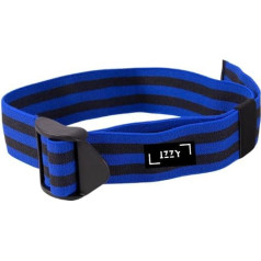 IZZY Muscle Occlusion Bands - Pack of 4 with Strong and Adjustable Closure, BFR Bands for Arms and Legs, Gym, Muscle Building and Fitness, Bag Included
