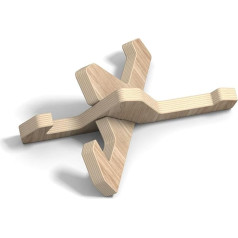 Skateboard Stand - Sturdy Wooden Skateboard 1 Pair Snowboard Stand Indoor Snowboard Storage for Weddings Birthdays