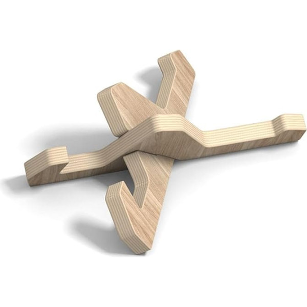 Skateboard Stand - Sturdy Wooden Skateboard 1 Pair Snowboard Stand Indoor Snowboard Storage for Weddings Birthdays