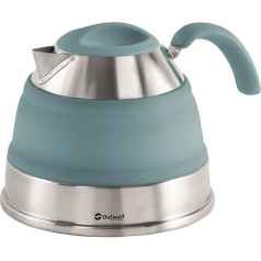 Outwell Unisex Adult OU-651093 Folding Travel Kettle 2.5 L Blue, Multicoloured, Standard