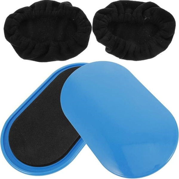 Abaodam Fitness Sliders Oval Non-Slip Ergonomic for Home and Gym Versatile Foot Training Discs for Intensive Workout Aerobics and Strength Training Blue