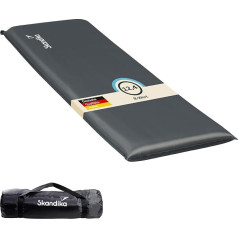 Skandika Premium Easy Sleeping Mat, Single/Double 3D, 10 cm Thick, Self-Inflating, Lightweight, Foldable, Self-Filling Foam, Guest Mattress, Air Mattress, Camping, Outdoor, Tent, Car
