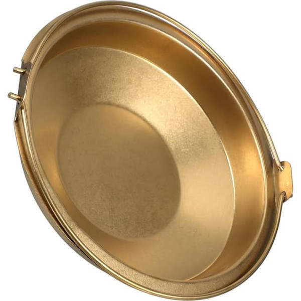 Edelstahl Sukiyaki Hotpot Vintage Gold Großer Japanischer Shabu Pan Topf mit Effizienter Wärmeverteilung Multifunktional für Hotpot Kochen Outdoor und Familienessen