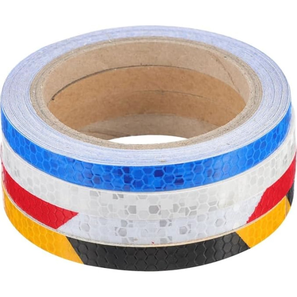 BESTonZON Reflective Sticker Reflector Covers Bicycle Light Dirt Sticker Safety Strips for Cycling Reflective Tape Waterproof for Frame Reflective Patch