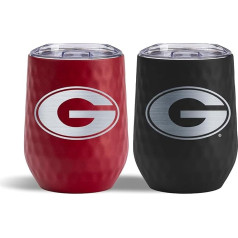 The Memory Company Licensed NCAA University of Texas Stemless Wine Glasses (Set of 2)