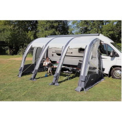 deiwo Awning Inflatable 390 x 235 cm Camping Side Tent for Caravan, Motorhome + Air Pump