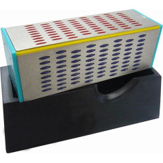 BESPORTBLE Diamond sharpening block, extra hard, durable knife sharpener for cutlery and kitchen knives, colourful design, robust and versatile