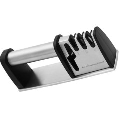 Ergonomic Knife Sharpener for Kitchen Hand Tool for Quick and Safe Sharpening Suitable for Left and Right Handed Users Durable and Easy to Use