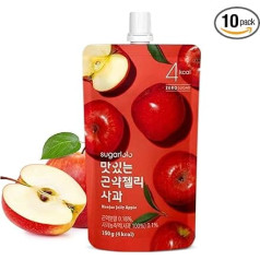 Intake Sugarlolo Konjac Drink 150 g x 10 Apple Low Calorie Sugar Free Fruit Jelly Ideal for Diabetics & Health-Conscious Fruit Flavour Saturating & Delicious