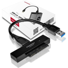 Axagon Adsa-1s6 usb 3.0 - sata 6g adapteris ātrai 2,5